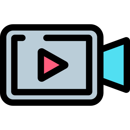 Video camera Generic Outline Color icon