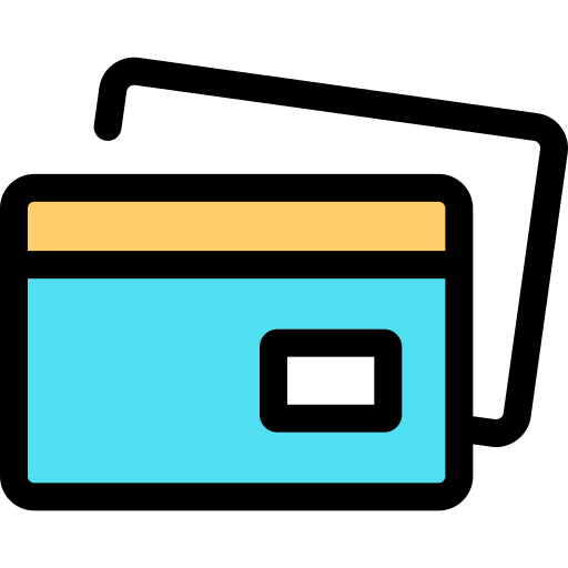 tarjetas de crédito Generic Outline Color icono