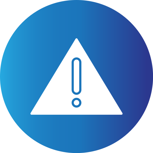 경고 표시 Generic Blue icon