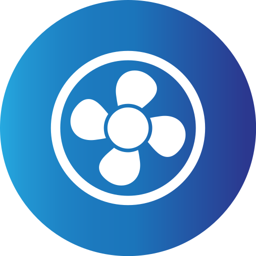 belüftung Generic Blue icon