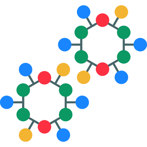 molécule Generic Flat Icône