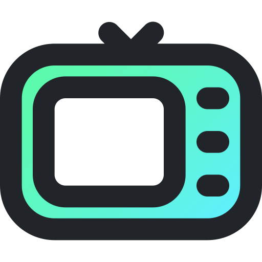 fernsehbildschirm Generic Lineal Color Gradient icon