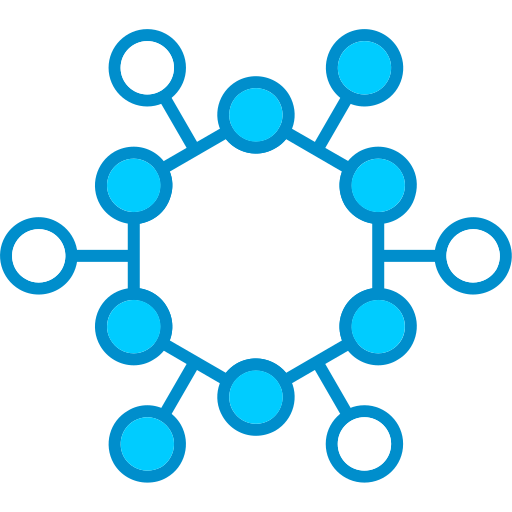 原子構造 Generic Blue icon