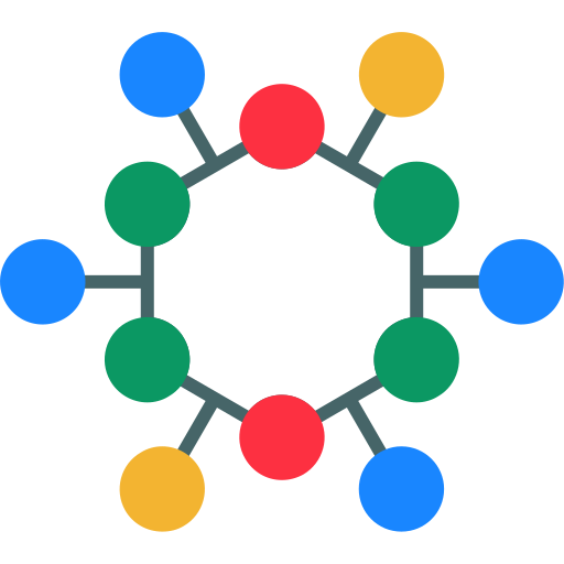 struktura atomowa Generic Flat ikona