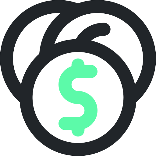 Currency Generic Outline Color icon