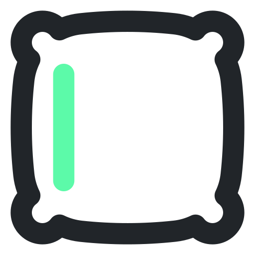 Cushion Generic Outline Color icon