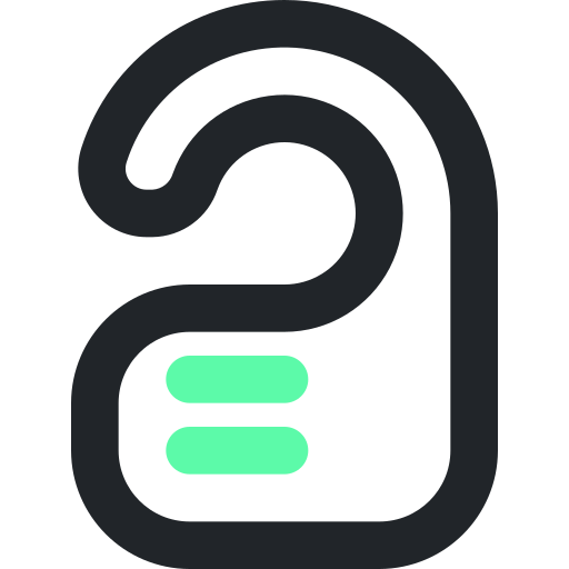 türschild Generic Outline Color icon