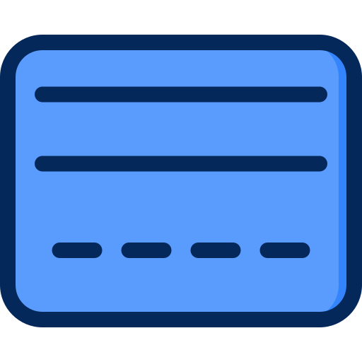 Credit card Generic Outline Color icon
