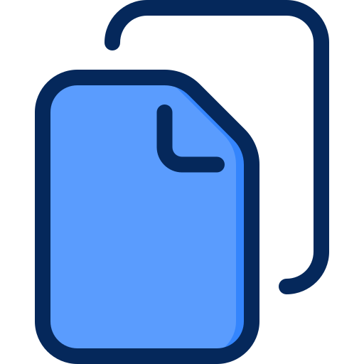 Copy Generic Outline Color icon