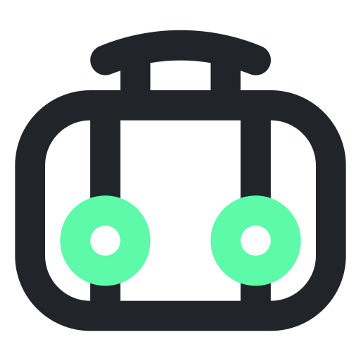 Suitcase Generic Outline Color icon