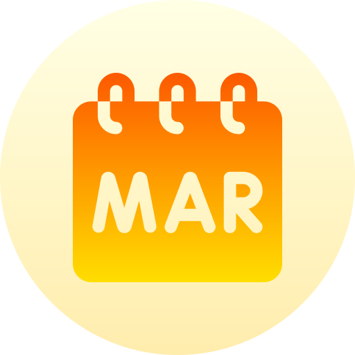marzo Basic Gradient Circular icono