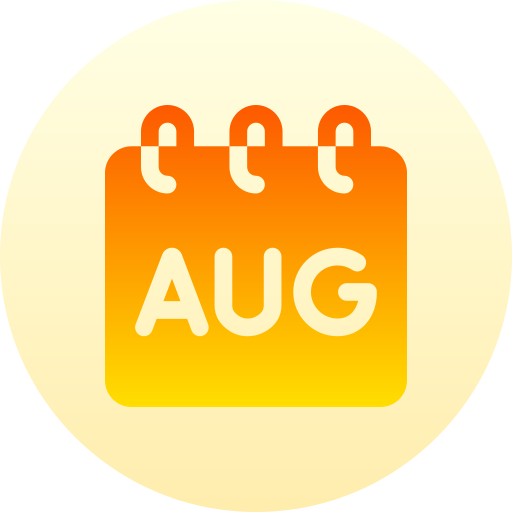 August Basic Gradient Circular icon