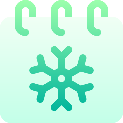 invierno Basic Gradient Gradient icono