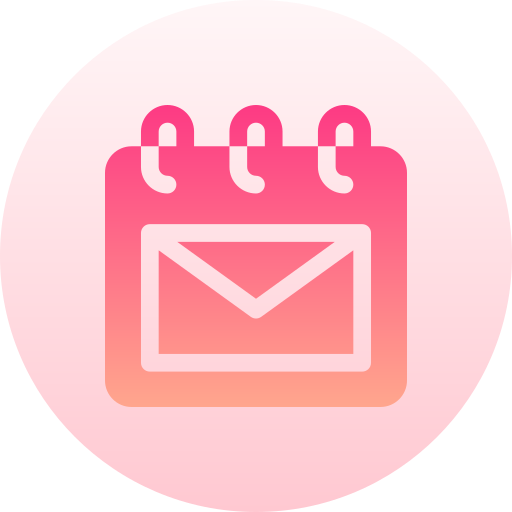 Mail Basic Gradient Circular icon