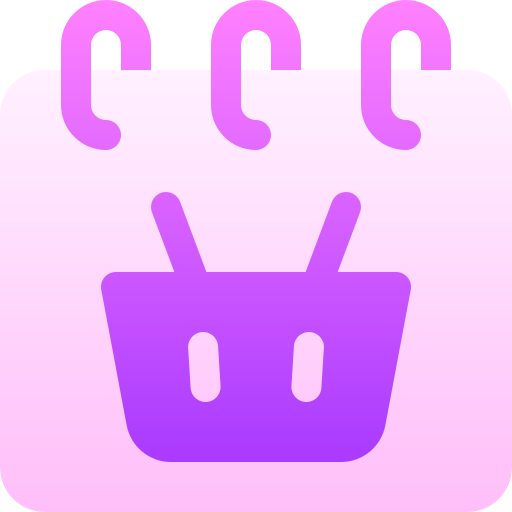 cesta de la compra Basic Gradient Gradient icono