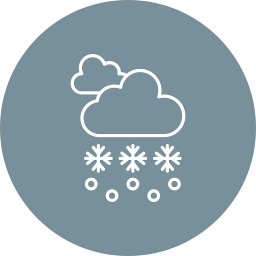 sneeuwstorm Generic Flat icoon