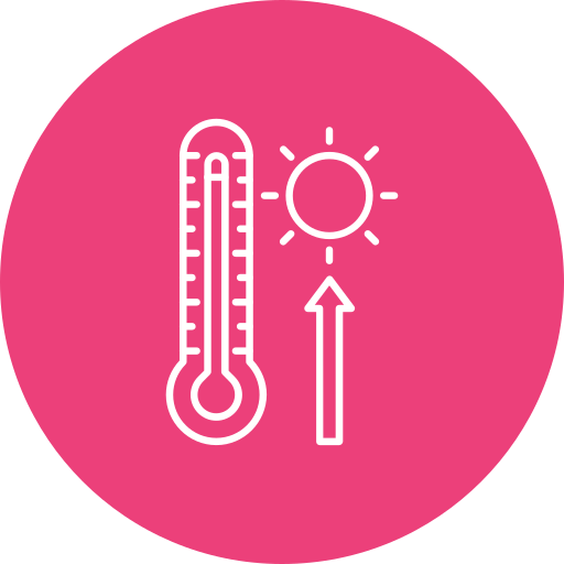 Высокая температура Generic Flat иконка