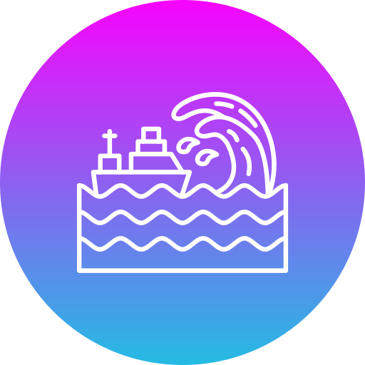 tsunami Generic Flat Gradient icono