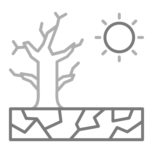 sequía Generic Grey icono