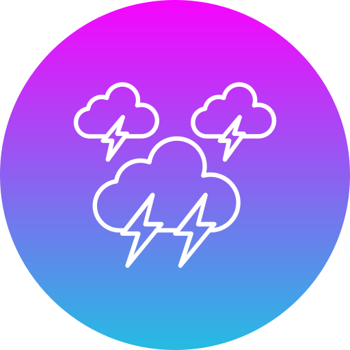 Lightning Generic Flat Gradient icon