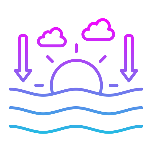 zachód słońca Generic Gradient ikona