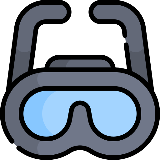 Безопасные очки Kawaii Lineal color иконка