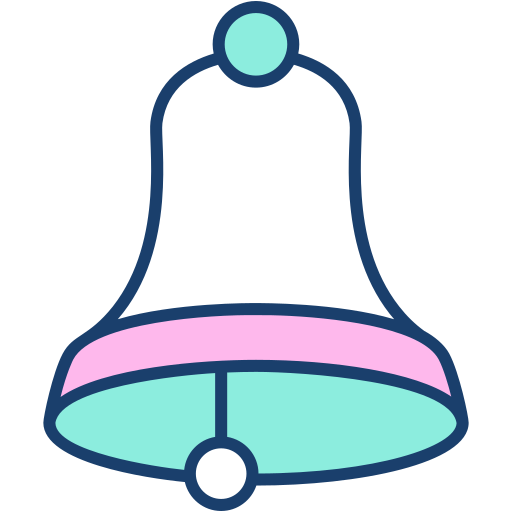 campana de alarma Generic Outline Color icono