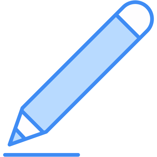 연필 Generic Blue icon