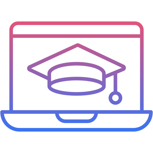 online onderwijs Generic Gradient icoon