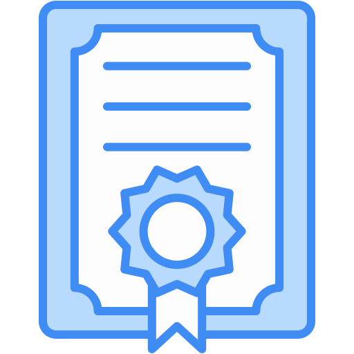 ディプロマ Generic Blue icon