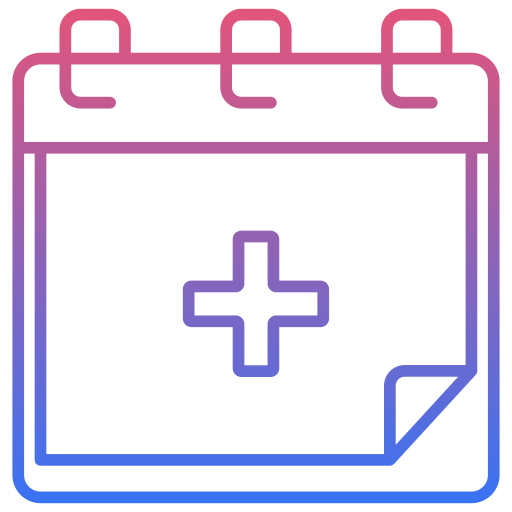 calendrier Generic Gradient Icône