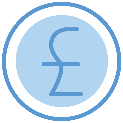 Pound Generic Blue icon