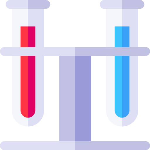 Test tube Basic Rounded Flat icon