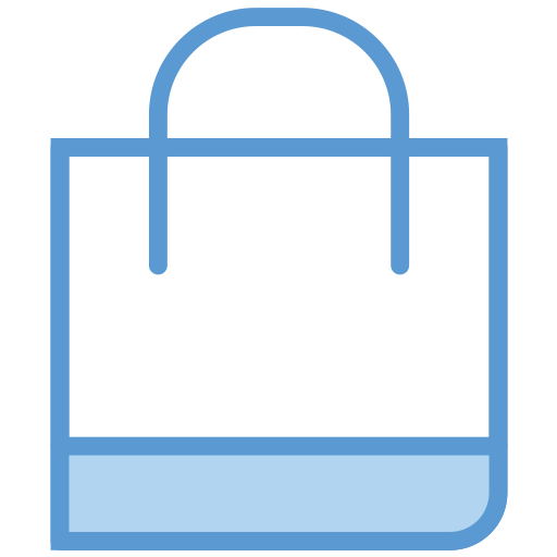boodschappentassen Generic Blue icoon