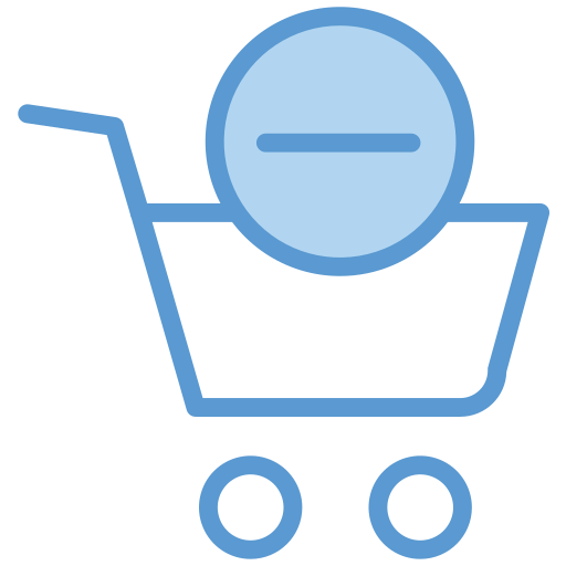 Shop cart Generic Blue icon