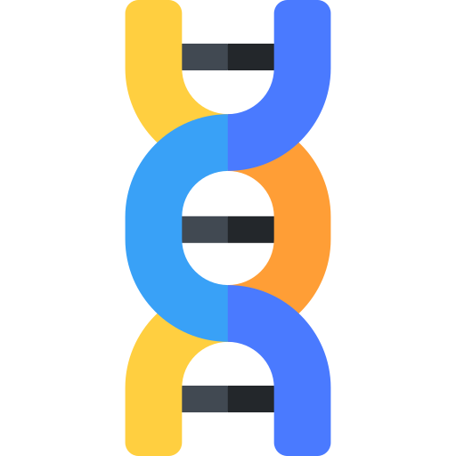 Цепь ДНК Basic Rounded Flat иконка