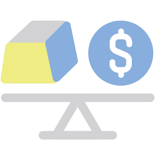 金の価格 Generic Flat icon