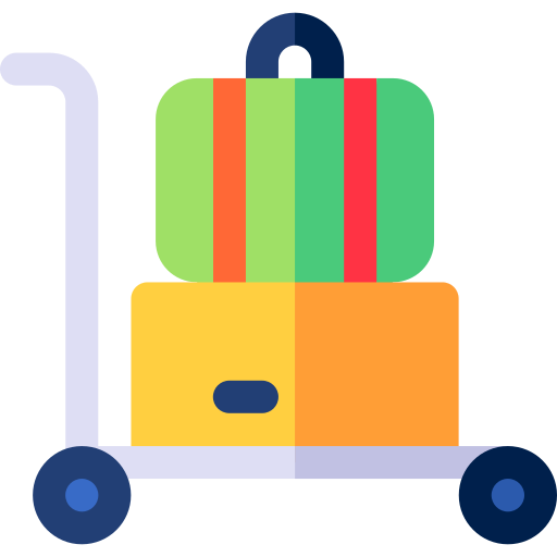 Luggage Basic Rounded Flat icon