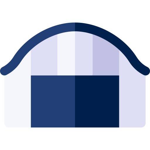 hangar Basic Rounded Flat icono