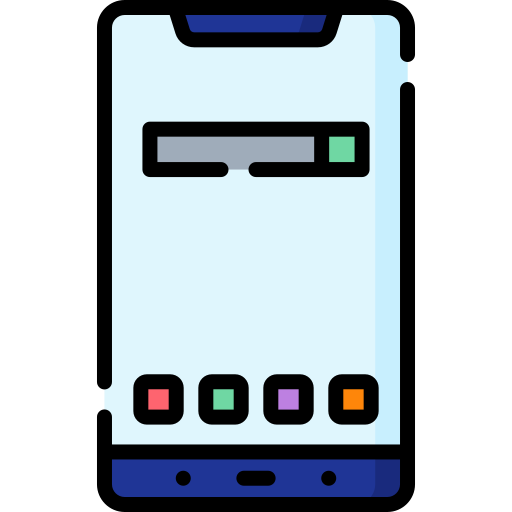 téléphone portable Special Lineal color Icône