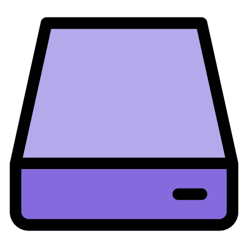 disque dur Generic Outline Color Icône