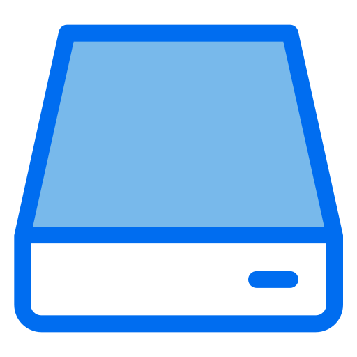 disco duro Generic Blue icono
