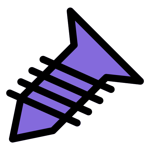 schroef Generic Outline Color icoon