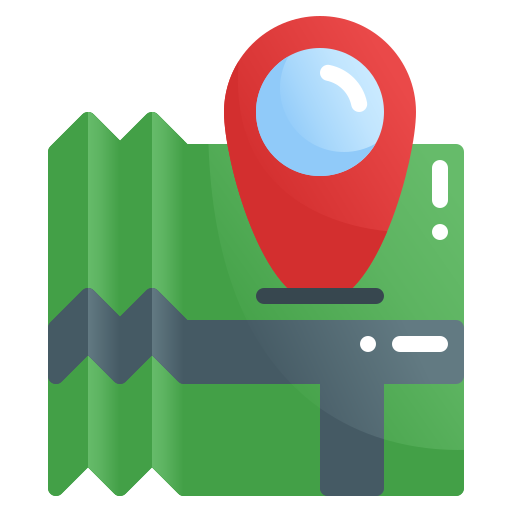 kaart Generic Flat Gradient icoon