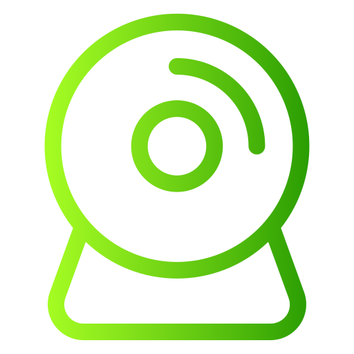 Webcam Generic Gradient icon