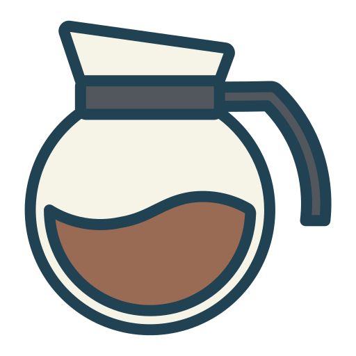 コーヒーポット Generic Outline Color icon