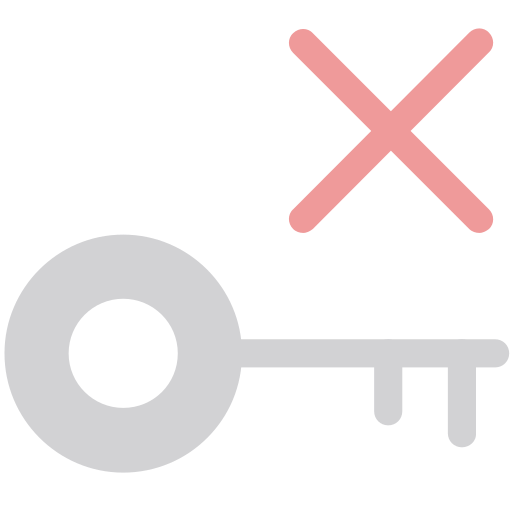 simbolo del file chiave Generic Flat icona