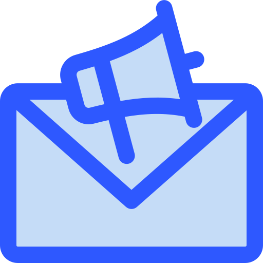 correo de propaganda Generic Blue icono