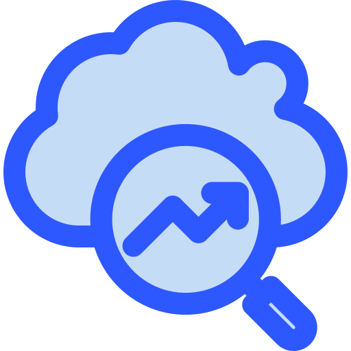 server cloud Generic Blue icona