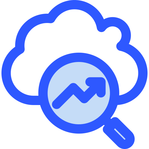 cloud-server Generic Blue icon